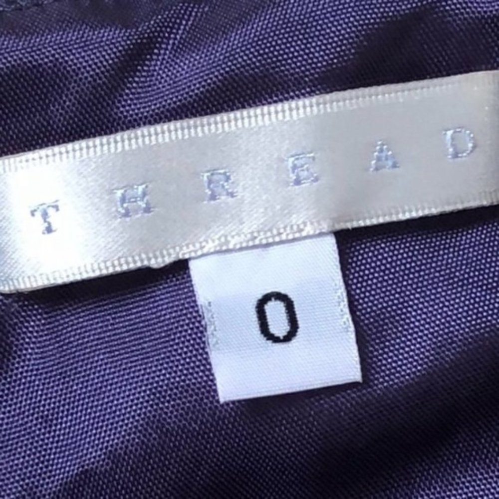 Thread Strapless Lavender Prom Dress - Picture 2 of 8
